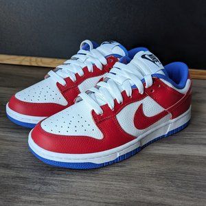 White/Blue/Red Nike Low Rise Women's Shoe